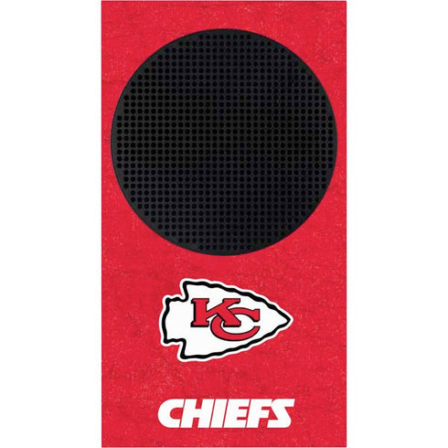 NFL Kansas City Chiefs Distressed Xbox Series S Console Skin